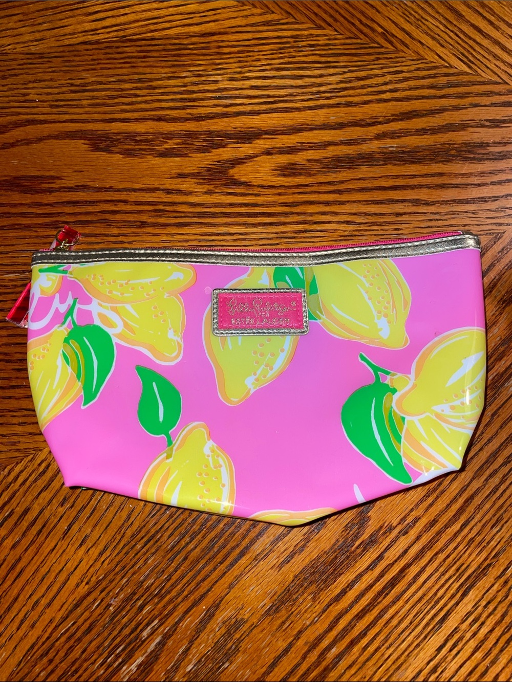 Lilly Pulitzer Cosmetic Makeup Bag for Estee Lauder Pink Lemonade Purse Clutch